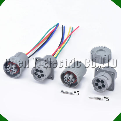 5 Pin Deutsch HD10 HD16 Waterproof Connector HD16-5-16S HD10-5-16P