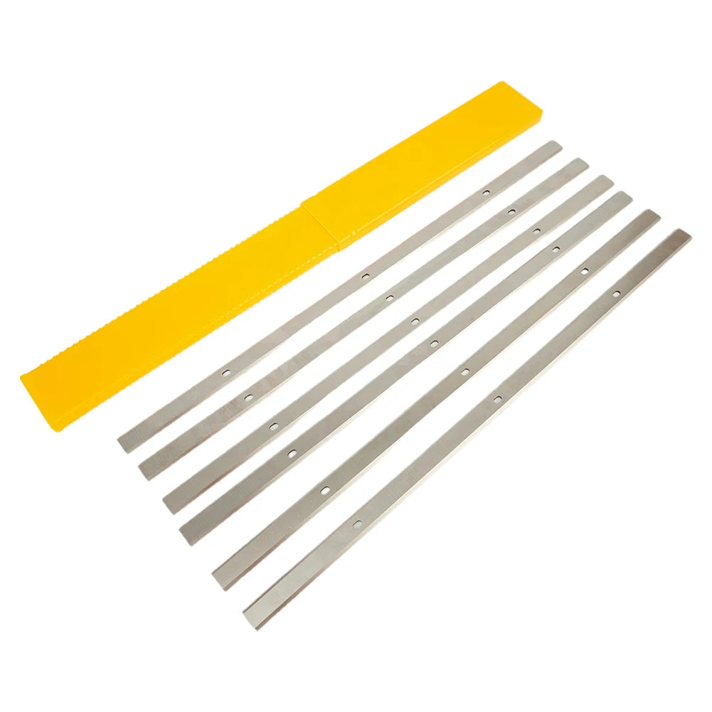 Woodworking Planer Blades 13 Inch 13\\\\\\\"-1/2\\\\\\\" Accessories Parts 13\\\"-1/2\\\" 6pcs High Speed Steel Double Edge
