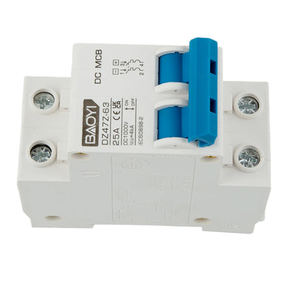 DC Miniature Circuit Breaker 2 Pole 1000V 32 Amp Isolator DC Disconnect Switch Thermomagnetic 10 A-63A 1.42 X 2.95 X 3.15 Inches