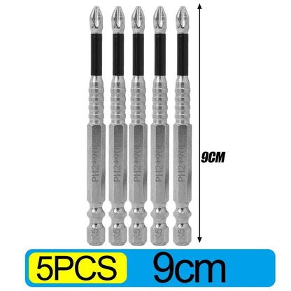 10x Magnetic Screwdriver Bit Set High Hardness Drill Bits