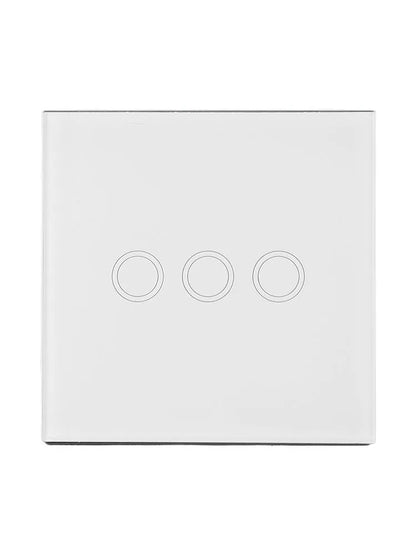 Contemporary 3 Gang Touch Light Switch Engineered to Work Seamlessly With All Your Lighting Fixtures in Any Location