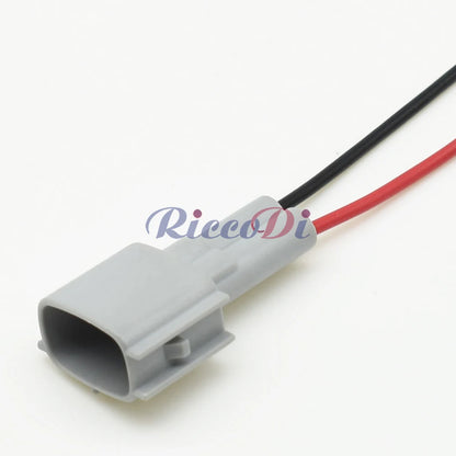 2 Pin Female Male Knock Sensor Connector Fuel Injector Socket Compatible with Toyota Corolla 6189-0611 90980-11875