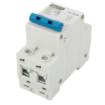 DC Miniature Circuit Breaker 2 Pole 1000V 32 Amp Isolator DC Disconnect Switch Thermomagnetic 10 A-63A 1.42 X 2.95 X 3.15 Inches