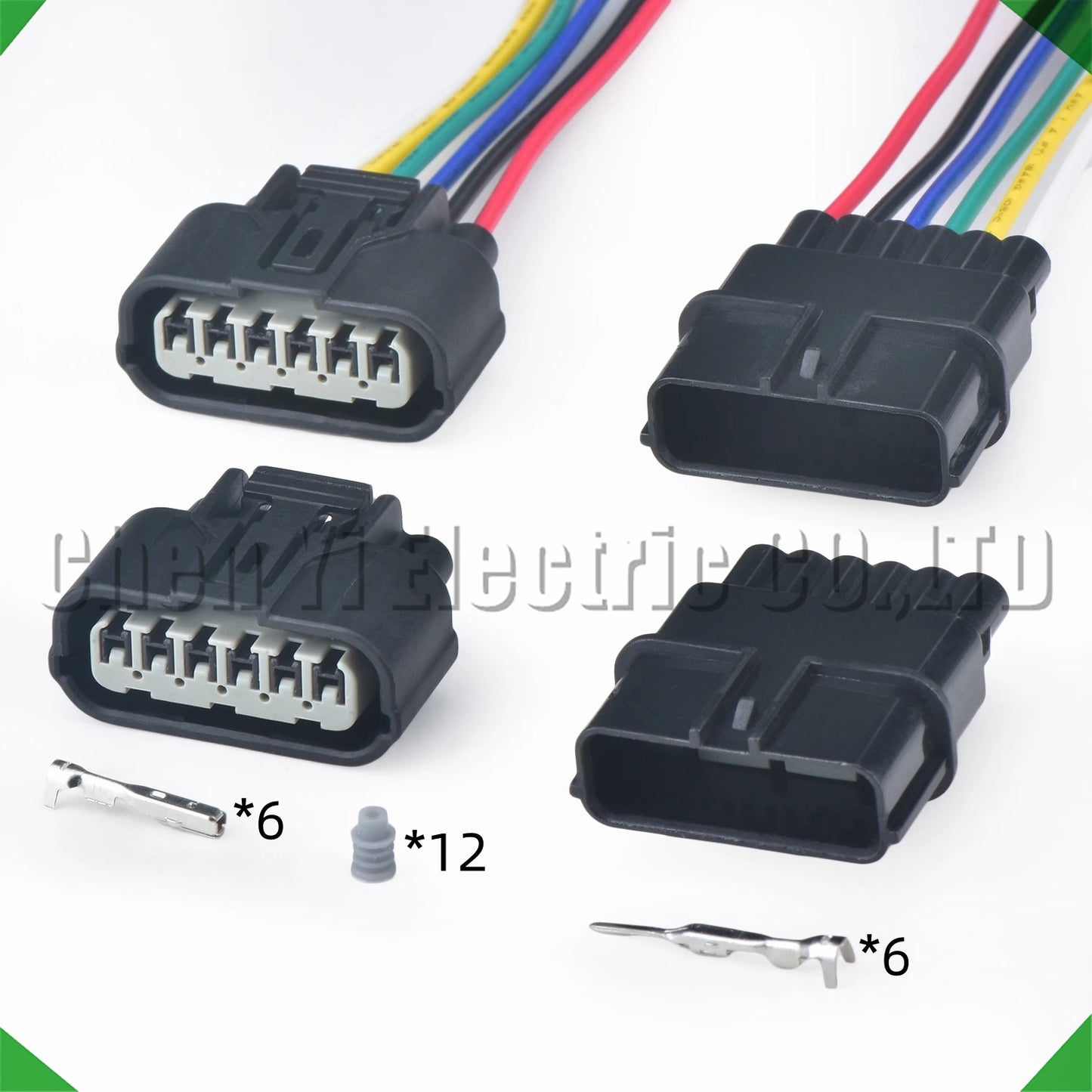 6 Pin Automotive Connector – Accelerator Pedal Power Throttle Valve Controller Wire Harness Plug 6188-0658 / 6189-1012 for Honda Motor Company