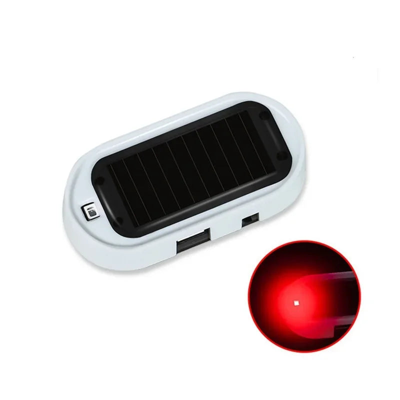 Solar Powered Fake Security Alarm LED Flashing Anti-Theft Light 2/1PCS