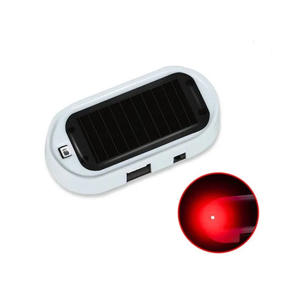 Solar Powered Fake Security Alarm LED Flashing Anti-Theft Light 2/1PCS