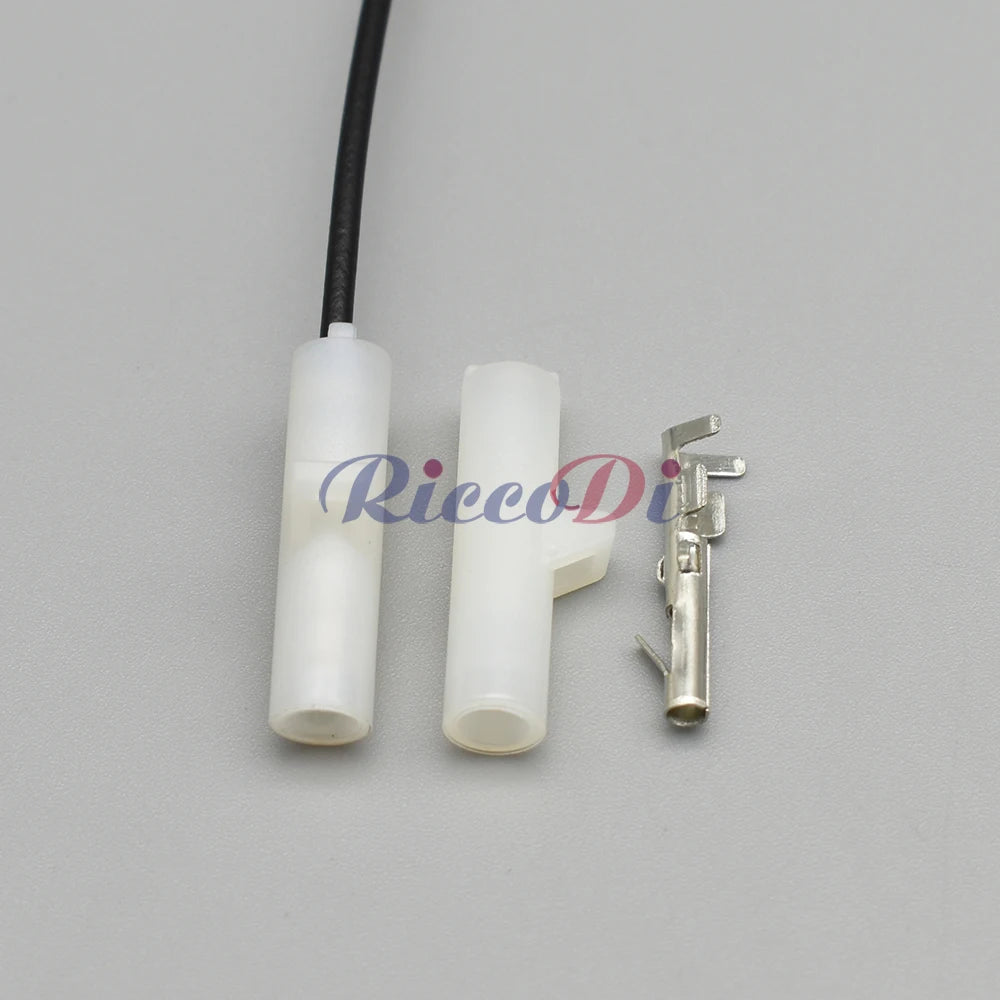 2mm White Female Automotive Connector Plug with Terminal for Wire Harness