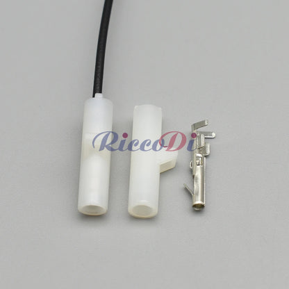 2mm White Female Automotive Connector Plug with Terminal for Wire Harness