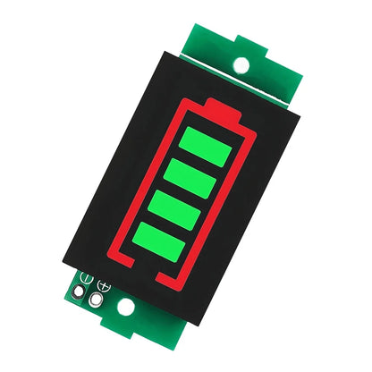 1S-8S Lithium Battery Capacity Indicator Display Module 3-34V Battery Power Level Tester for Electric Vehicle and DIY Projects