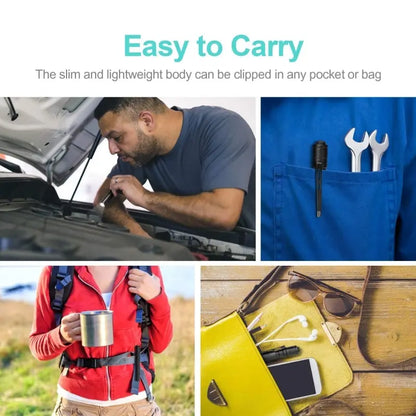 Mini LED Flashlight Pocket Pen Light Portable 1000 Lumens Waterproof Torch Using AAA Battery For Medical Outdoor Emergency Lamp