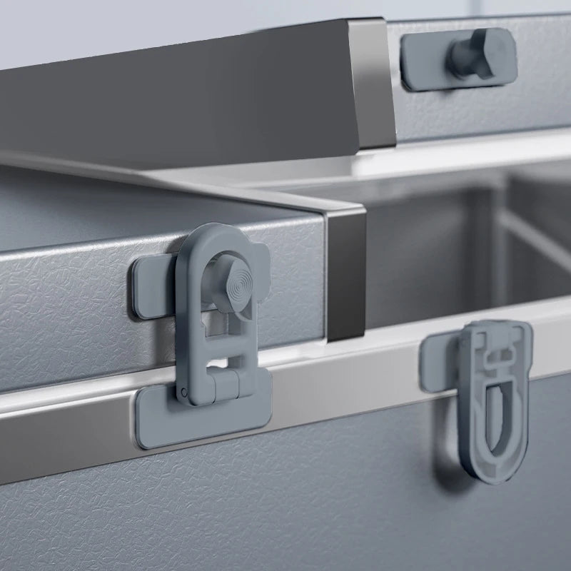 New 1pc Multifunction Useful Refrigerator Door Latch New Plastic Baby Safety Lock Kids Security Protection Cabinet Drawer Lock