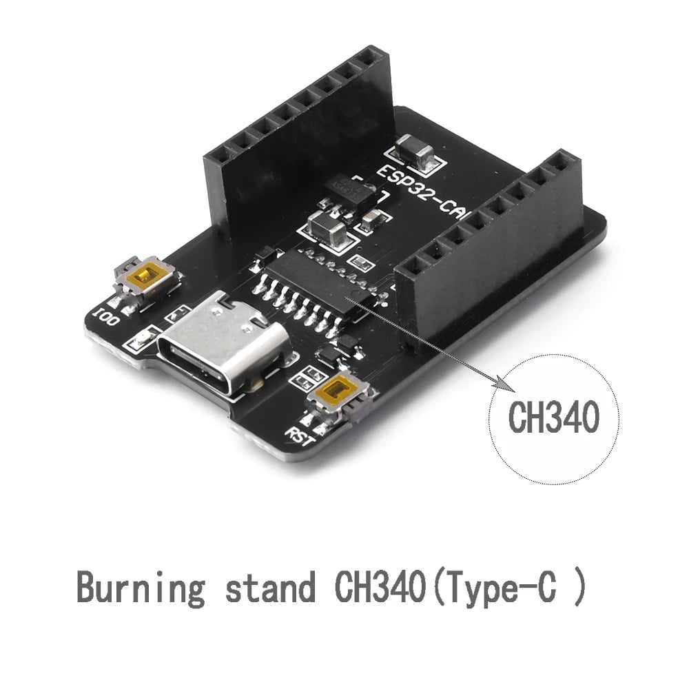 ESP32-CAM Development Board with Type-C, FT232/CH340, Bluetooth and OV2640 Camera