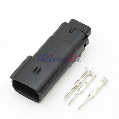 3-Pin 1.2mm Steering Booster Pump Connector 33471-0301 33471-0306 DJ7038W-1.5 PA66 for Ford
