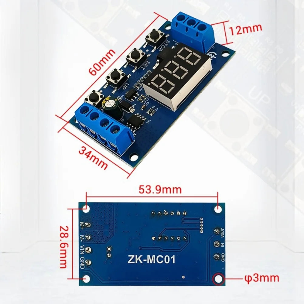 Compact Design DC Motor Controller For Energy Saving 2.36*1.33*0.47 Inches Adjustable Speed Motor Driver Energy Efficiency