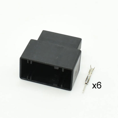 1-1355350-1 / 1-1355349-1 Automotive 18-Pin Connector — VW Air Conditioning Panel & Amplifier Wire Plug