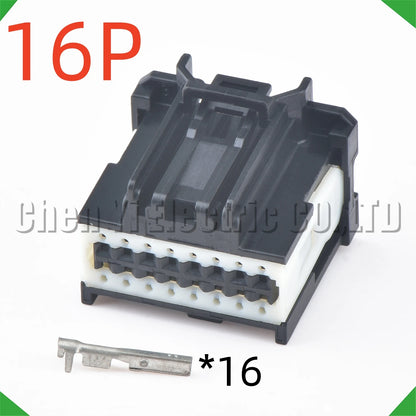 16 Pin Instrument Panel PCB Connector 34729-0160 For Ford Focus