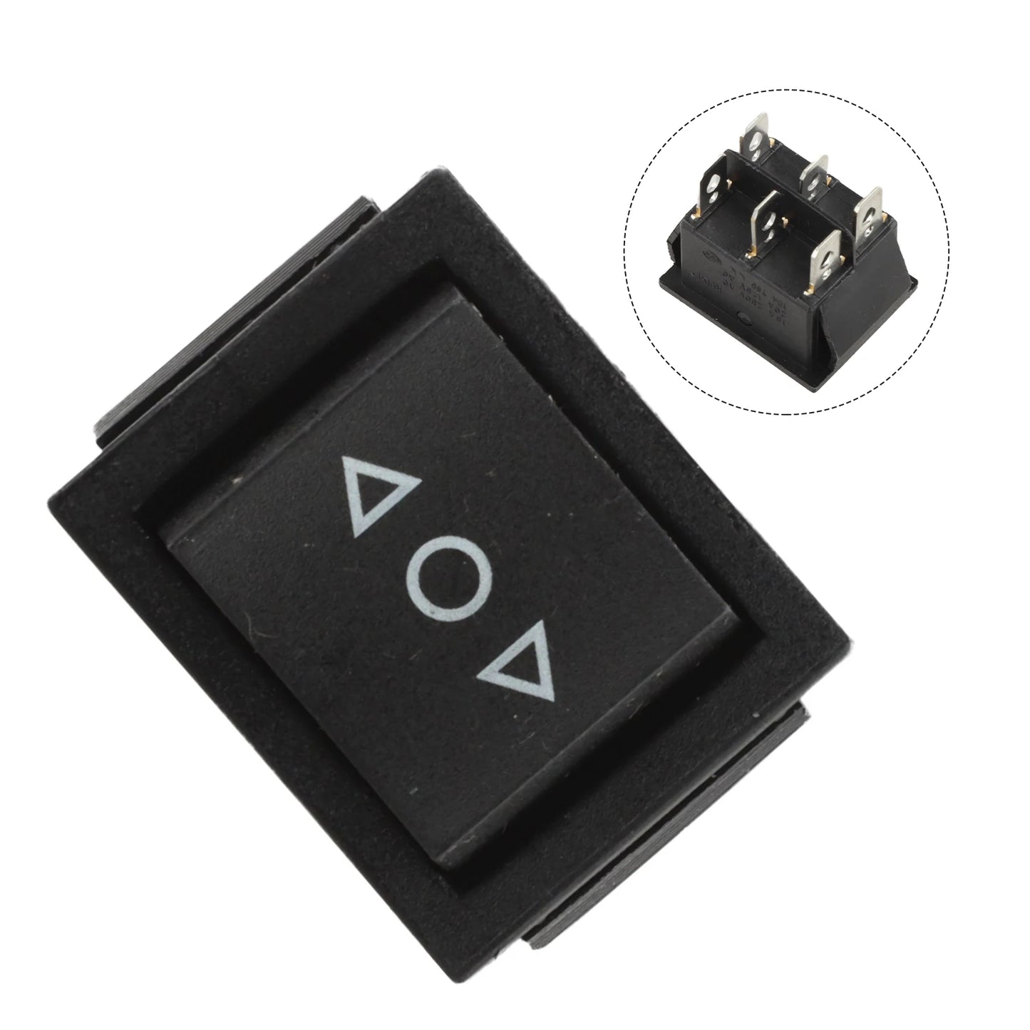2 Pack 6 Pin DPDT Pole Throw Momentary Rocker Switch Snap In Terminals for Car Motorcycle Boat and Electrical Equipment