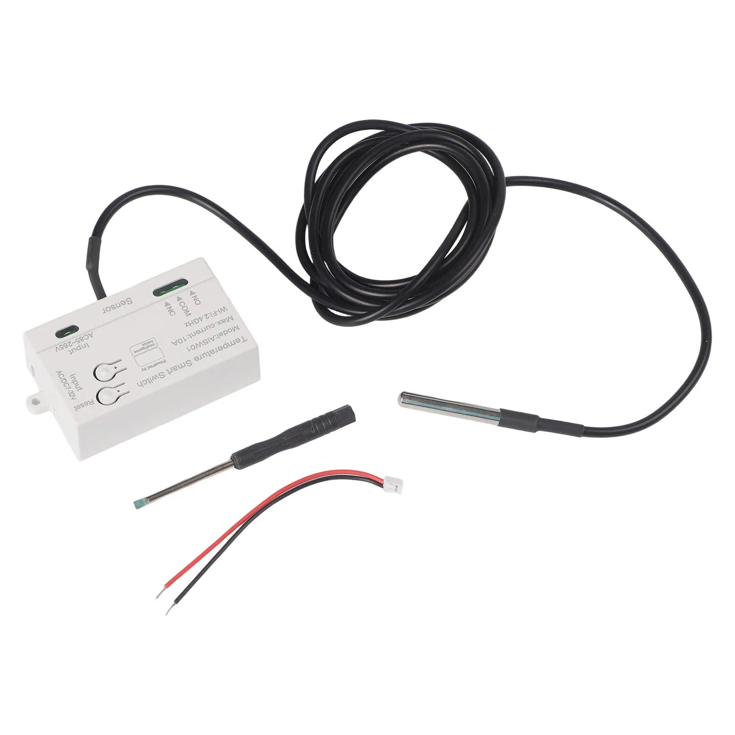 WiFi Temperature and Humidity Sensor with Remote Control Smart Home Automation with For Tuya App for Convenience