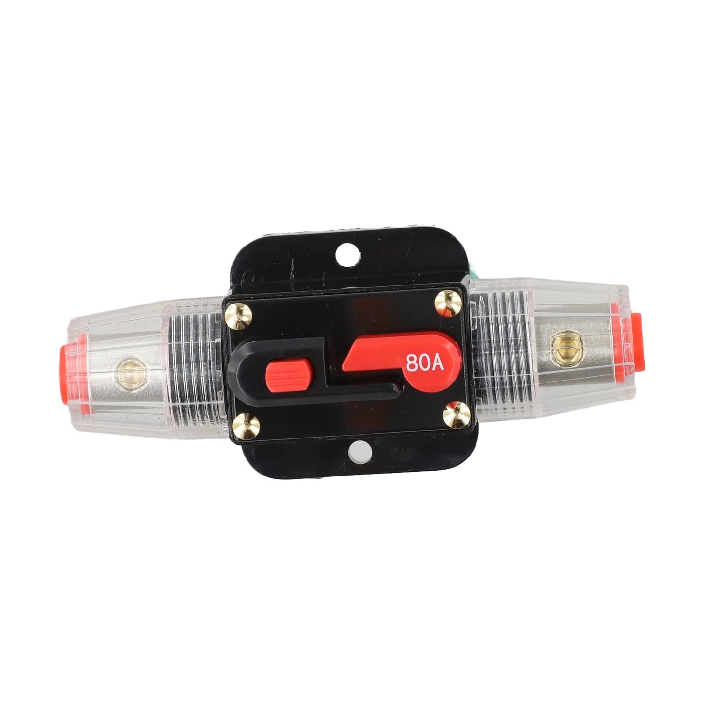 12V-24V DC Auto Inline Fuse Breaker Battery Safety Audio System Protection Overload Protection Device Temperature Resistance