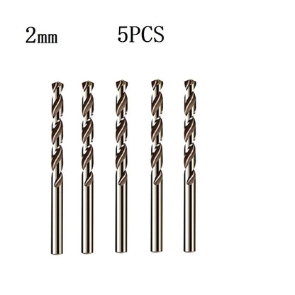HSS M35 Cobalt Drill Bit Set 1–3mm for Stainless Steel Auger High-Quality Drill Press Power Tool Parts