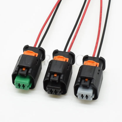 Automotive Sensor Connector Cable Socket 3 Type Compatible with 1801176-5