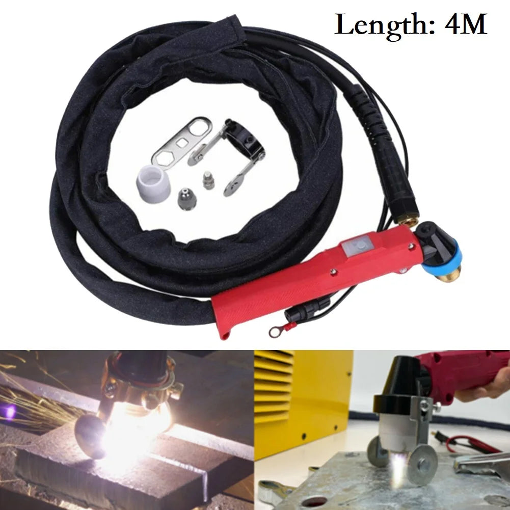 1 Set Cutter Cutting Air Plasma 4.5-5.0 Bar 4m Arc Cable Completed Electrode Guide Wheel Machine Nozzles