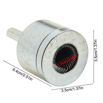 4-in-1 Battery Brush Copper Pipe Cleaner Welding Preparation High Torque Resistance Interchangeable Brush Heads For Copper Pipes