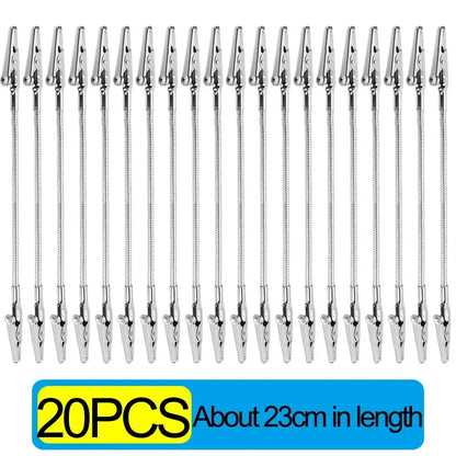 Multifunction Alligator Clip Note Holder – Double Head Flexible Hose Memo Card & Photo Picture Holder for Office & DIY Display