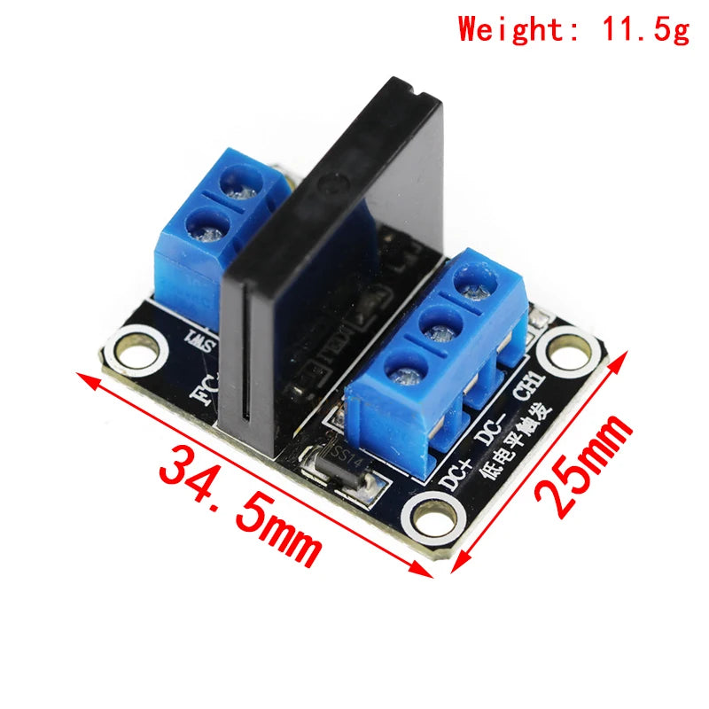 5V 1-Channel Solid State Relay Module SSR High/Low Level for Arduino 250V 2A