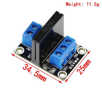5V 1-Channel Solid State Relay Module SSR High/Low Level for Arduino 250V 2A
