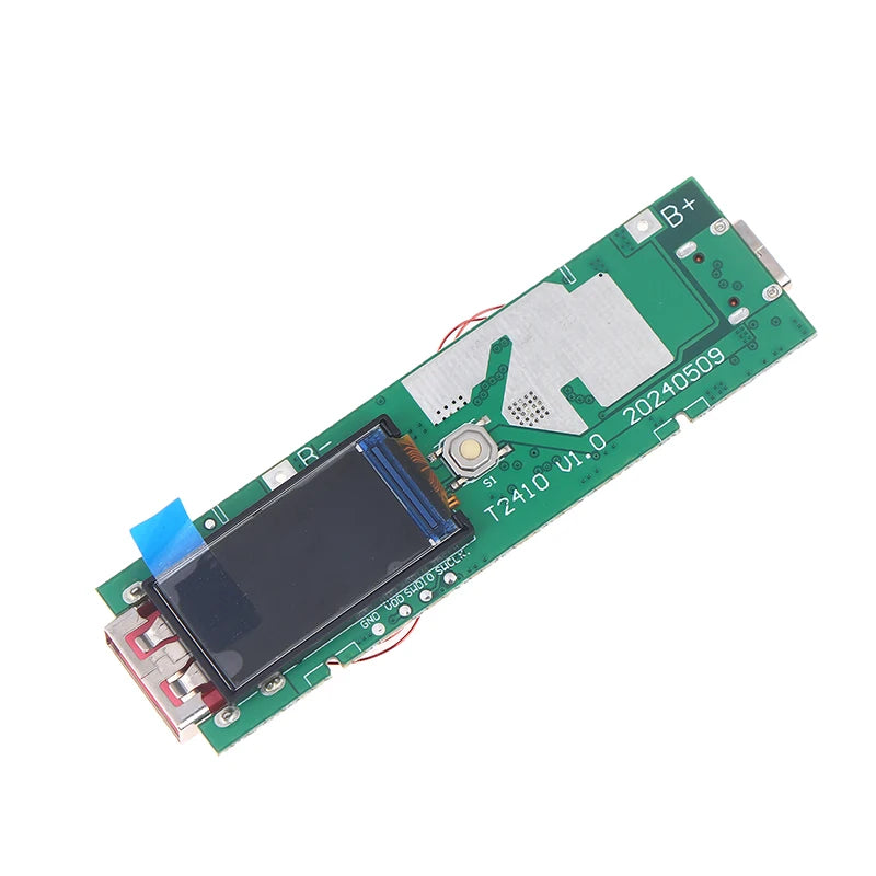21700 Battery Case Fast Charging Mini Portable Power 22.5W Fast Charging Module TFT Color Screen Digital DIY Power Bank Kit