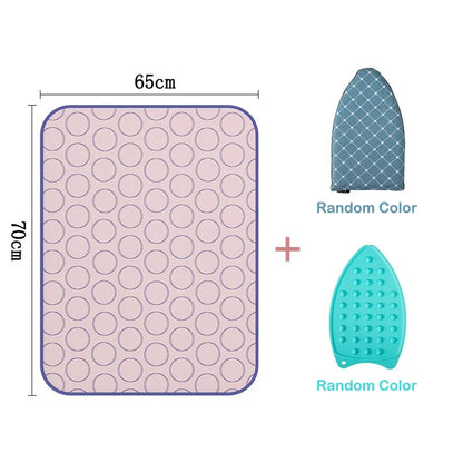 New 6-Layer Thickened Waterproof Ironing Mat – Non-Slip Heat Insulation Soft Travel Ironing Board Pad for Hanging & Laying Use