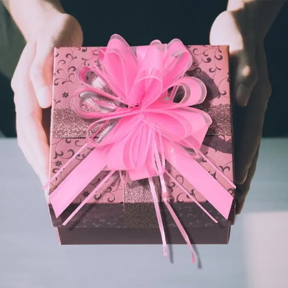 10/1PCS Pull Bows Gift Knot Ribbon Christmas Ornament Gift Box Wrapping Bows Ribbon Pull Bows Birthday Party Wedding Decoration