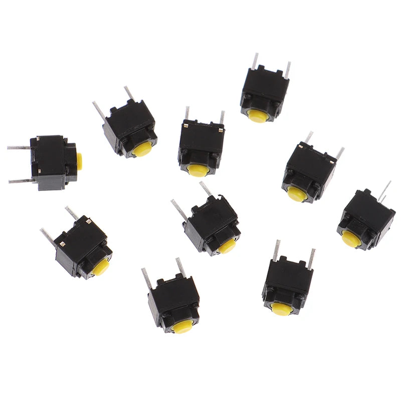 10pcs 6*6*7.3mm Mute Button Silent Switch Micro Mouse Button Switch