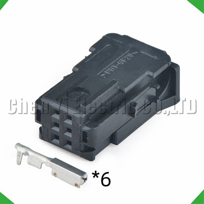 6 Pin Rearview Mirror Connector 953382-1 For Peugeot Citroen