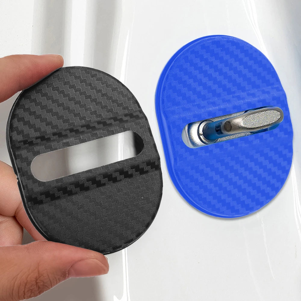 Universal Car Door Shockproof Cushion – 4PCS Mute Shock Absorber Protective Cover for Door Latch Anti-Collision Accessories
