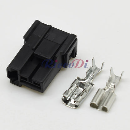Automotive Wire Harness Connector DJ70212Y-6.3-11/21 6.3mm Series 2 Pin Plug for Vehicle Electrical Systems 172864-2