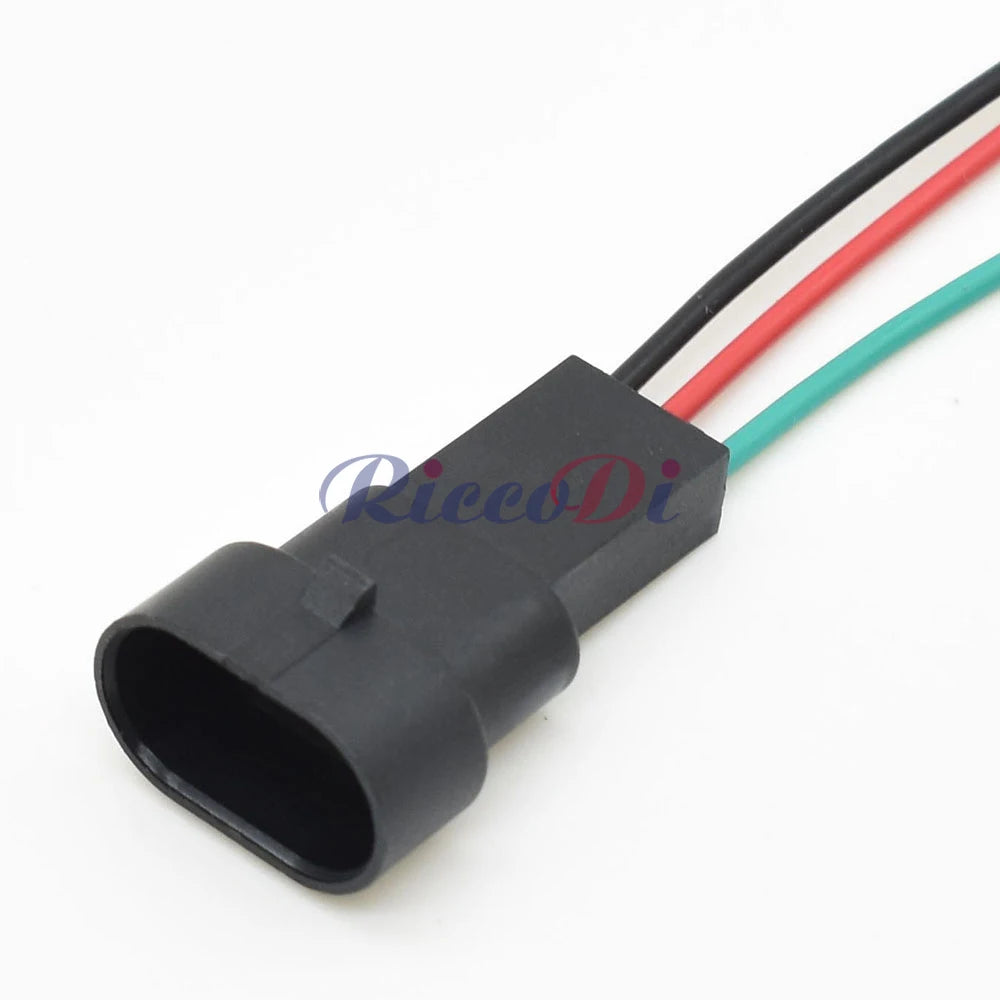 3-Pin GM MAP Sensor Waterproof Connector 12162182 12162185 Male Female with 15cm Wire