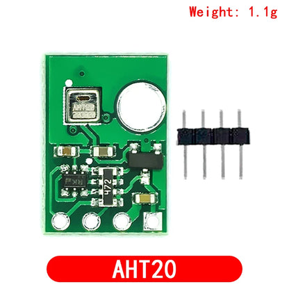 AHT10 AHT20 AHT21B AHT25 High-Precision Digital Temperature & Humidity Sensor Module with I2C