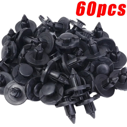 8mm Automotive Fastener Rivets Clips for Nissan Body Bumper &amp; Trim — 10–100pcs