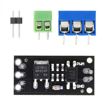FET Module LR7843 Isolated MOSFET MOS Tube FET Module Replacement Relay 30V 161A Board For 3V/5V Microcontroller