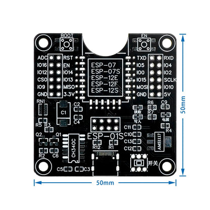 ESP8266/ESP32 Development Board Test Programmer and Downloader Socket for ESP Modules