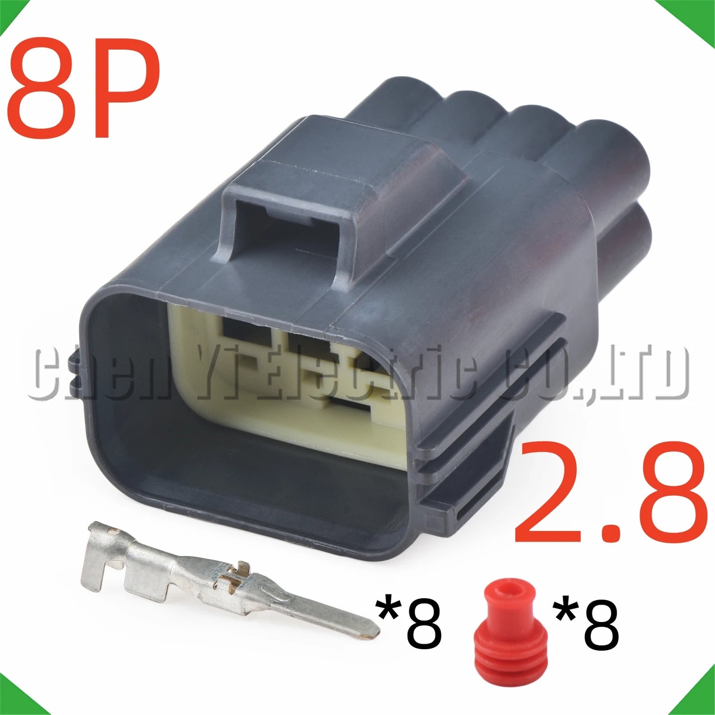 8 Pin Headlight Connector 7283-5574-10 7282-5574-10 For Ford Cadillac