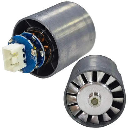 1Pcs High Voltage 100000rpm Ultra High Speed Brushless Motor Impeller Hair Dryer Parts DC155V 120W Micro Brushless Ducted Fan