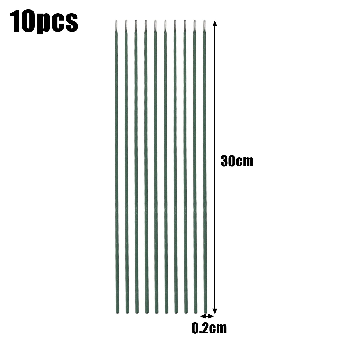 300x2mm Green Welding Rods Cored Wire Rod Solder Low Melting Point Coated Electrod Solder Universal Carbon Steel Weld Bar Stick
