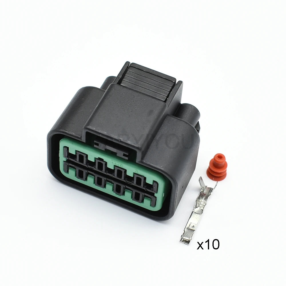 PB625-10027 / PK501-10020 Automotive 10-Pin Waterproof Connector — Female Male Plug for Car & Motorcycle