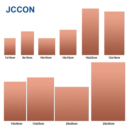 Single-Side Copper Clad PCB Board Kit 7x10, 10x15, 15x20, 20x30cm Universal DIY Laminate Circuit Board