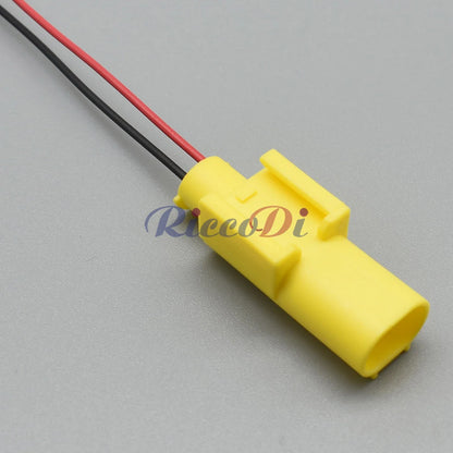 2 Pin Automotive Outdoor Temperature Sensor Connector Socket Oxygen Sensor Plug Compatible with 1-967644-1 1-967570-3