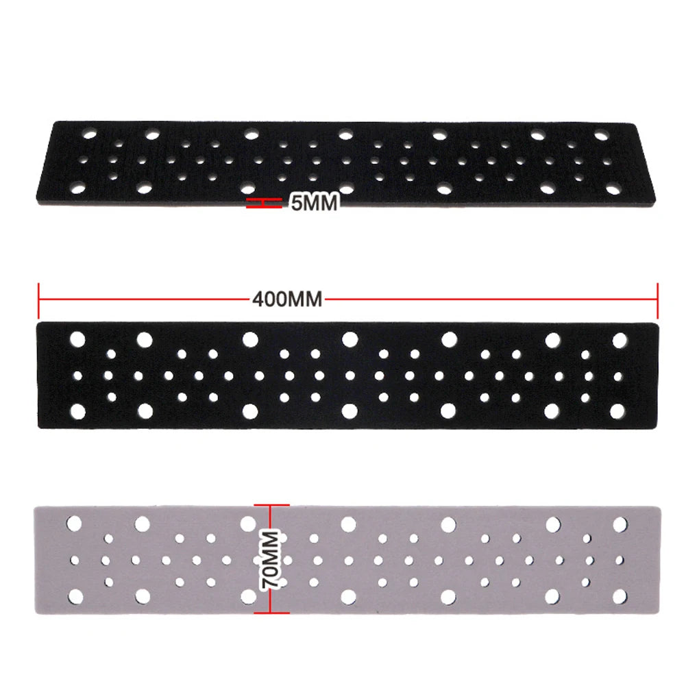 Soft Sponge Interface Pad 70x400mm Rectangular Backing Pad Sanding Tools Abrasive Tools Product Accessories