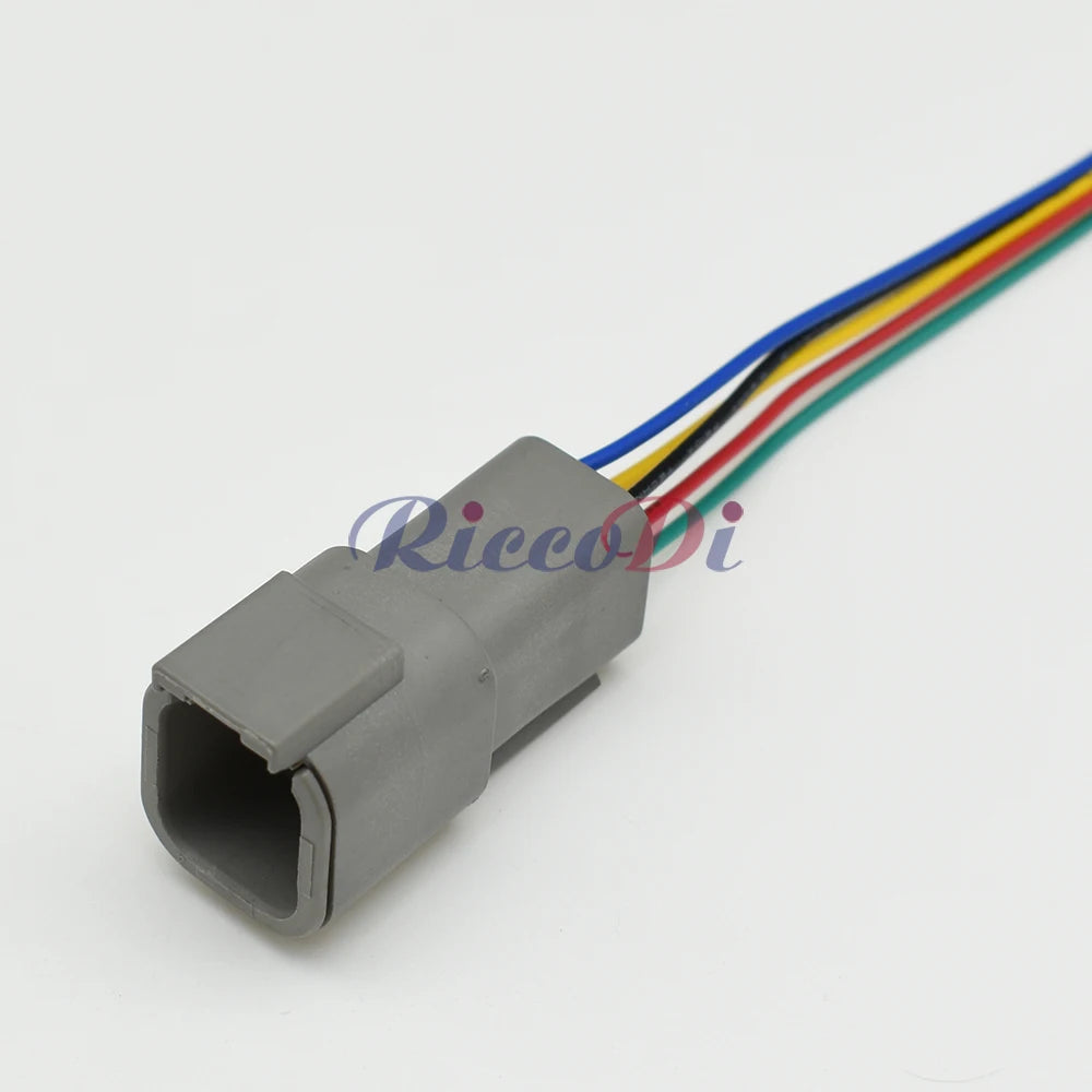 DTM06-6S DTM04-6P 6 Pin Waterproof Automotive Wire Connector with Pins ATM06-6S ATM04-6P